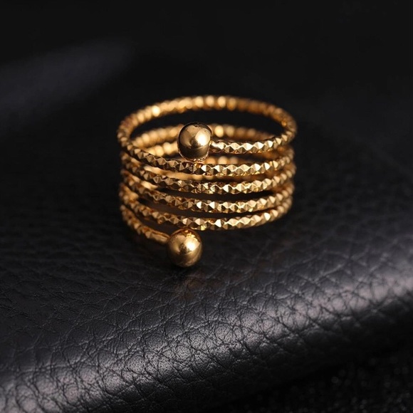 24K Yellow Gold Filled Extensible Original Ring - Picture 4 of 6